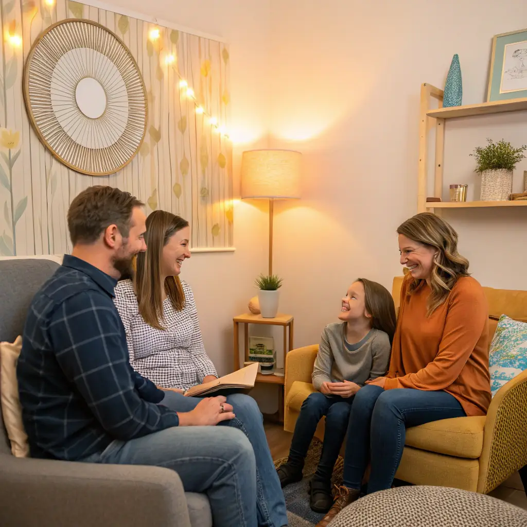 Family therapy session at Caulfield Center Murrieta